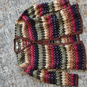 Multicolored Sweater, Fred Thomas, women's M
